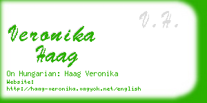 veronika haag business card